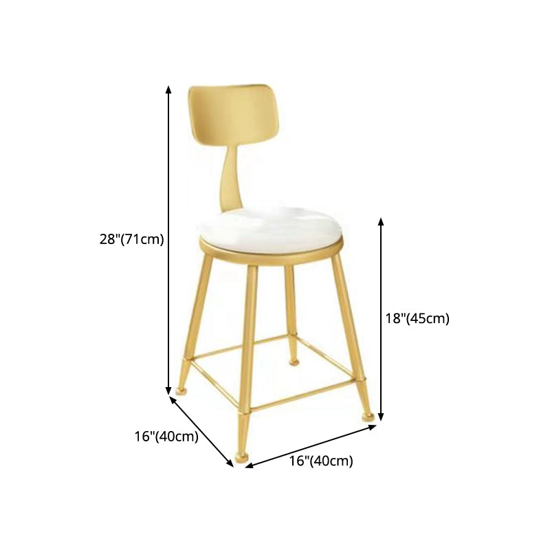 1/3/4/5 Pcs Metal Modern Dining Room Set with Marble Table and Metal Base Dinette Set