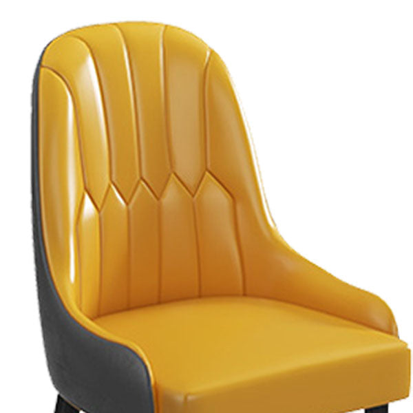 Nordic 1/4/5/7 Pieces Dining Set with Round Table and Leather Chairs Dinette Set