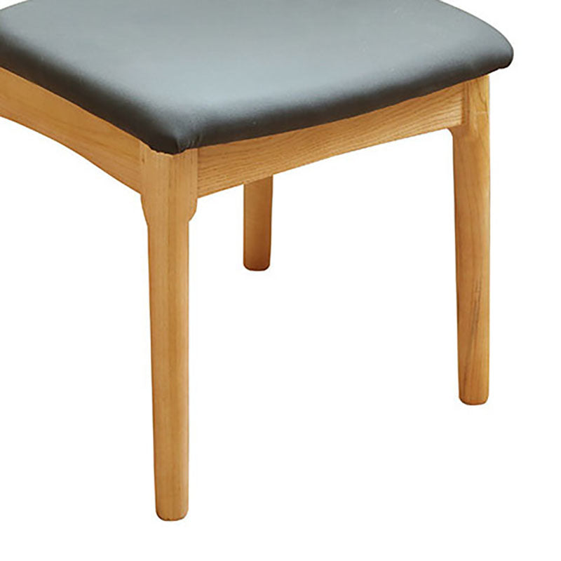 1/2/3/4/5/7 Pcs Modern Dining Set with Rectangle Table and Wooden Chairs Dinette Set