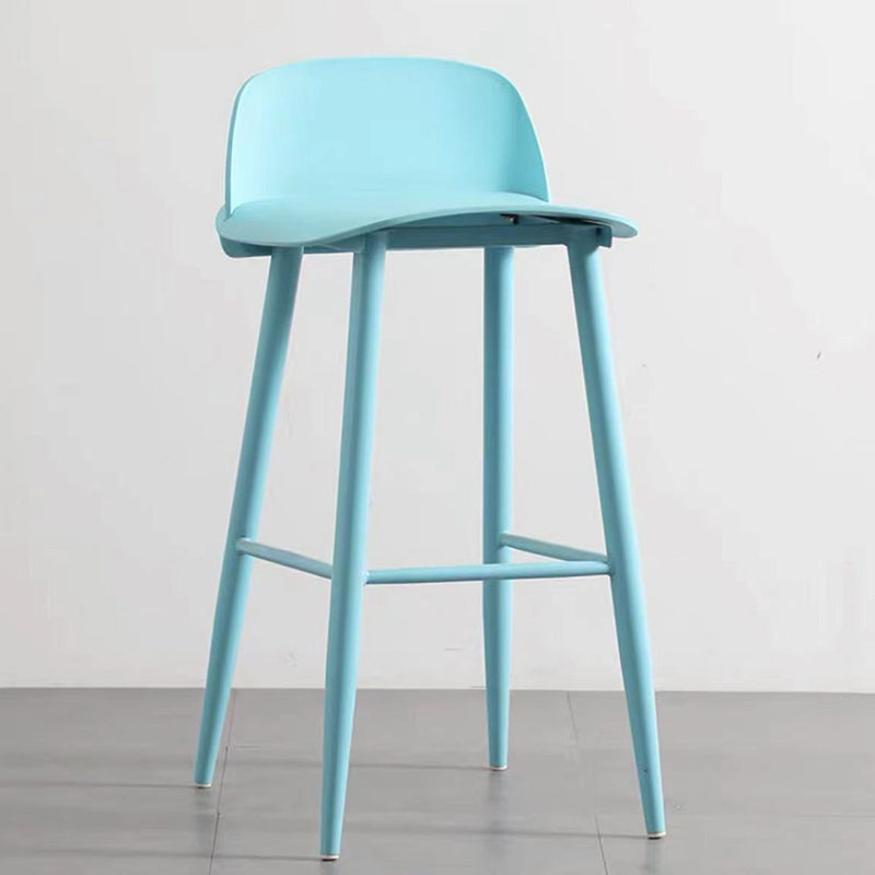 Scandinavian Style Bar-stool with Square Seat Counter Stool for Restaurant Bar