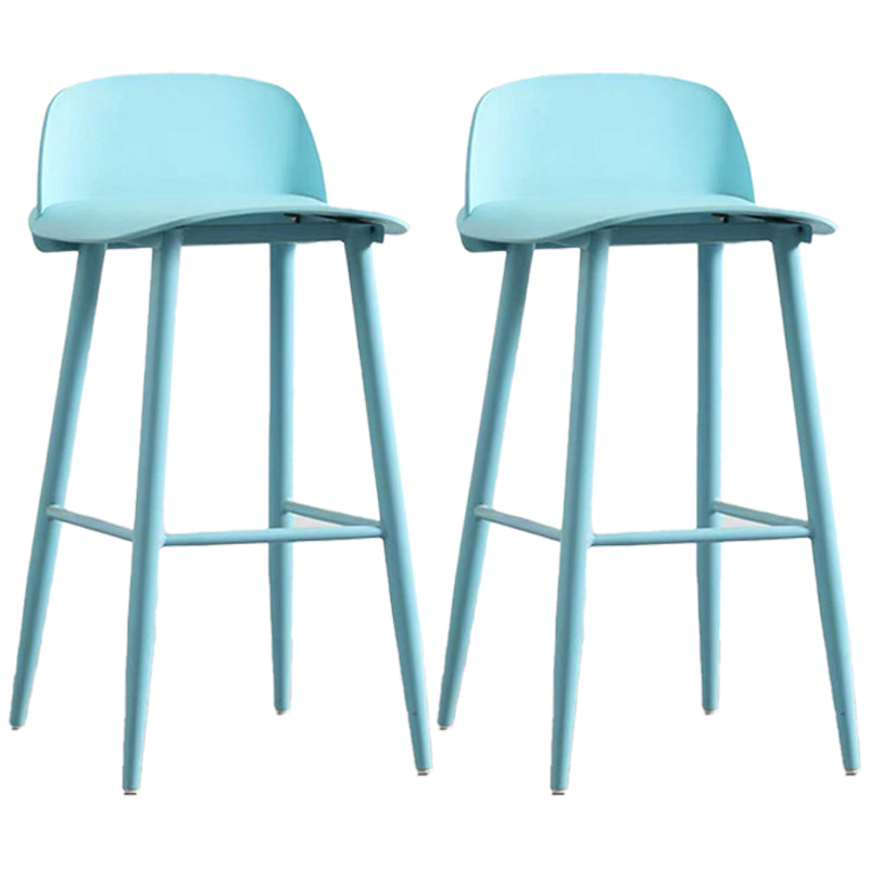 Scandinavian Style Bar-stool with Square Seat Counter Stool for Restaurant Bar
