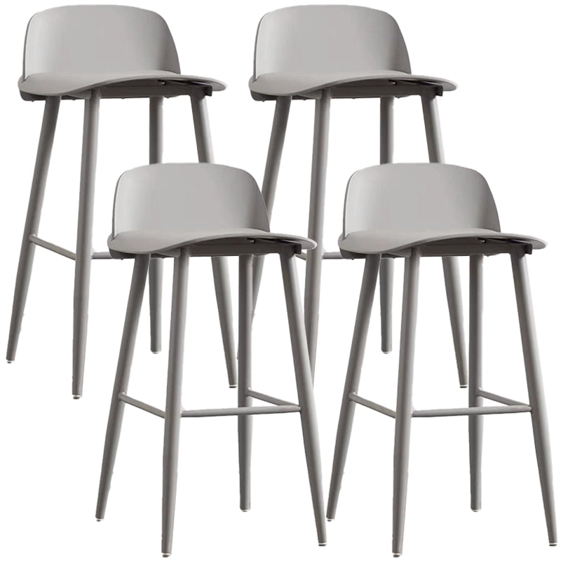 Scandinavian Style Bar-stool with Square Seat Counter Stool for Restaurant Bar