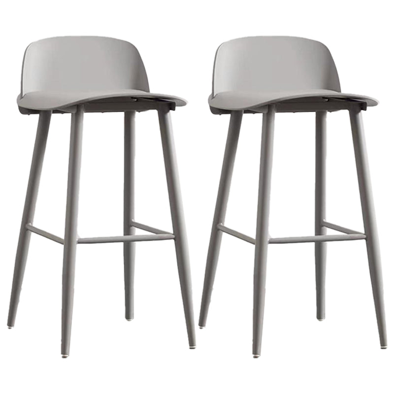 Scandinavian Style Bar-stool with Square Seat Counter Stool for Restaurant Bar