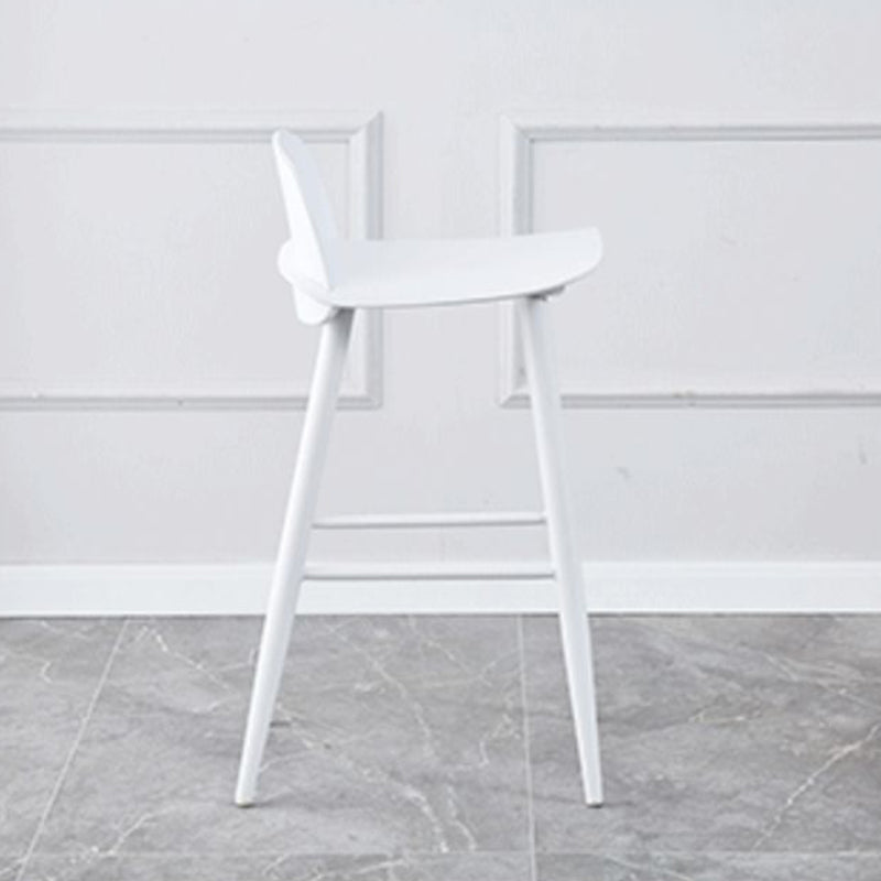 Scandinavian Style Bar-stool with Square Seat Counter Stool for Restaurant Bar