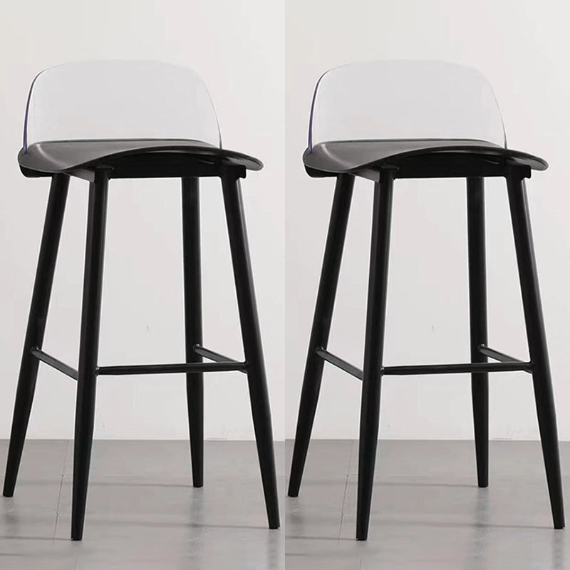 Scandinavian Style Bar-stool with Square Seat Counter Stool for Restaurant Bar