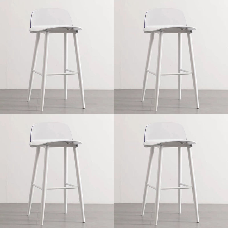 Scandinavian Style Bar-stool with Square Seat Counter Stool for Restaurant Bar