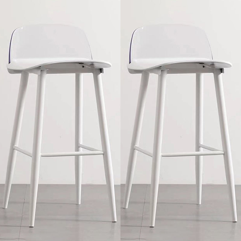 Scandinavian Style Bar-stool with Square Seat Counter Stool for Restaurant Bar