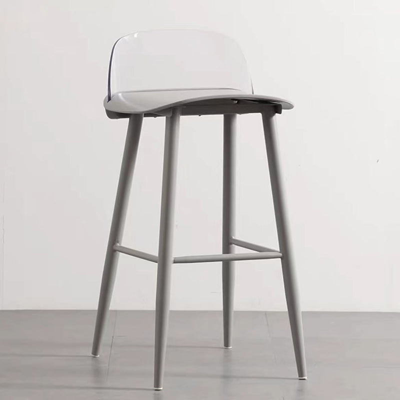 Scandinavian Style Bar-stool with Square Seat Counter Stool for Restaurant Bar