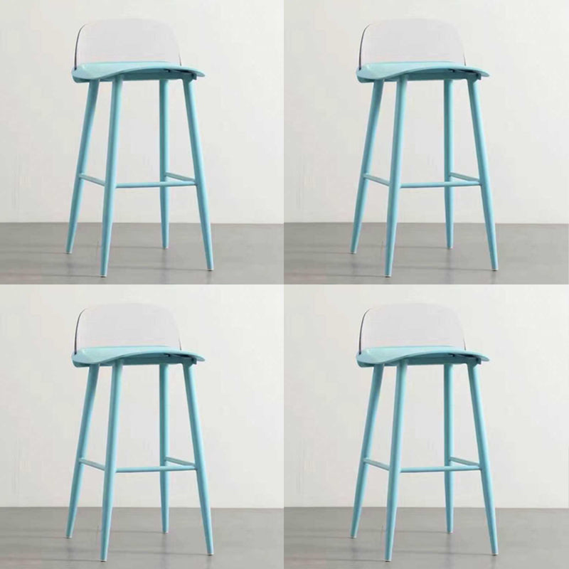 Taburete de bar de estilo escandinavo con asiento cuadrado para barra de cocina