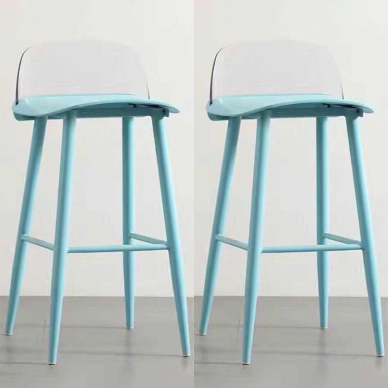 Taburete de bar de estilo escandinavo con asiento cuadrado para barra de cocina