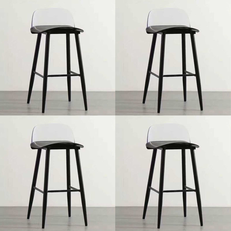 Taburete de bar de estilo escandinavo con asiento cuadrado para barra de cocina