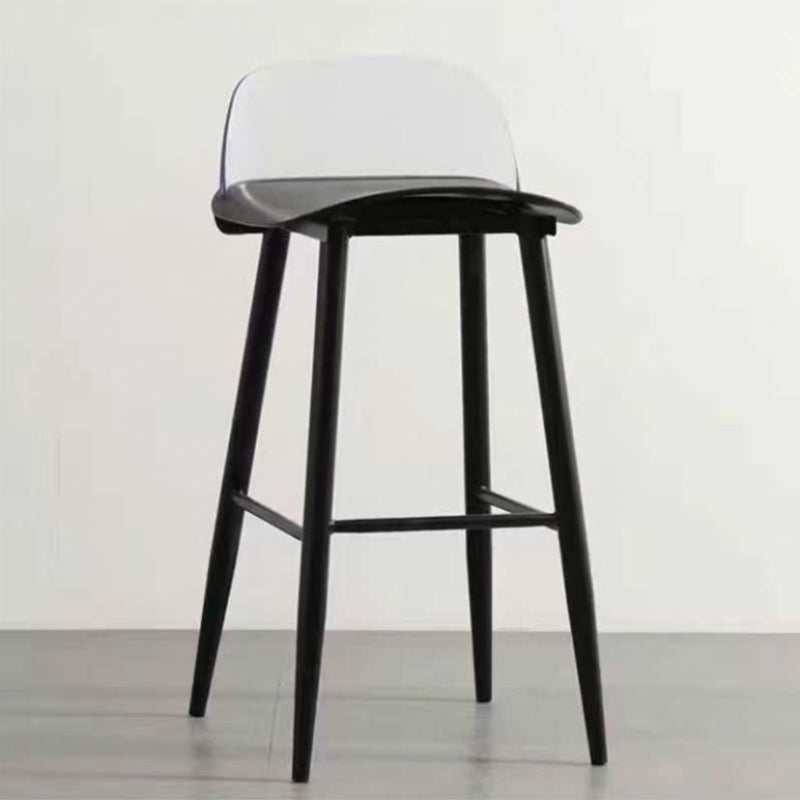 Taburete de bar de estilo escandinavo con asiento cuadrado para barra de cocina