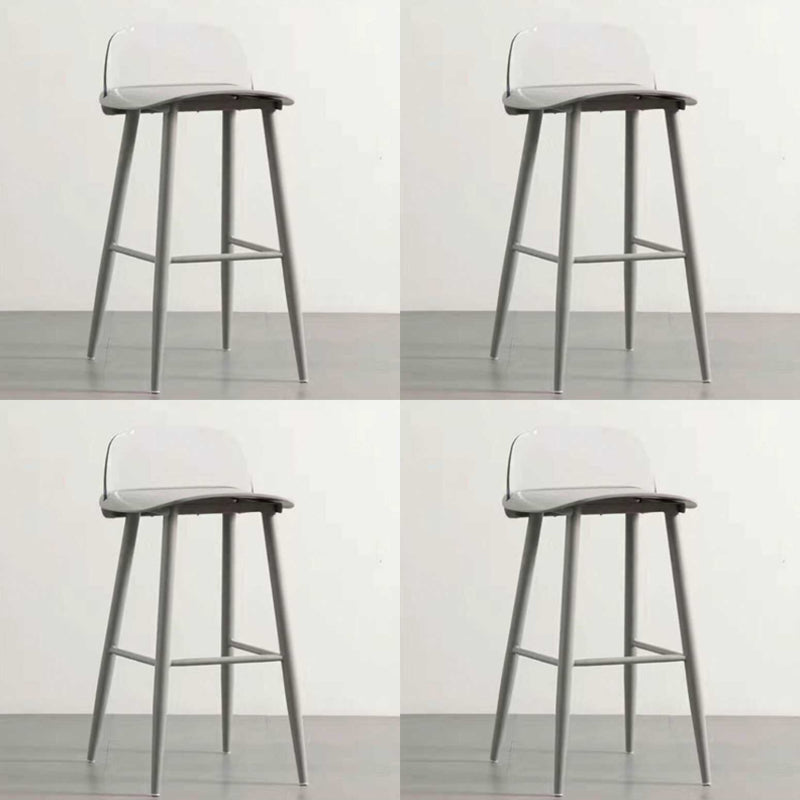 Taburete de bar de estilo escandinavo con asiento cuadrado para barra de cocina