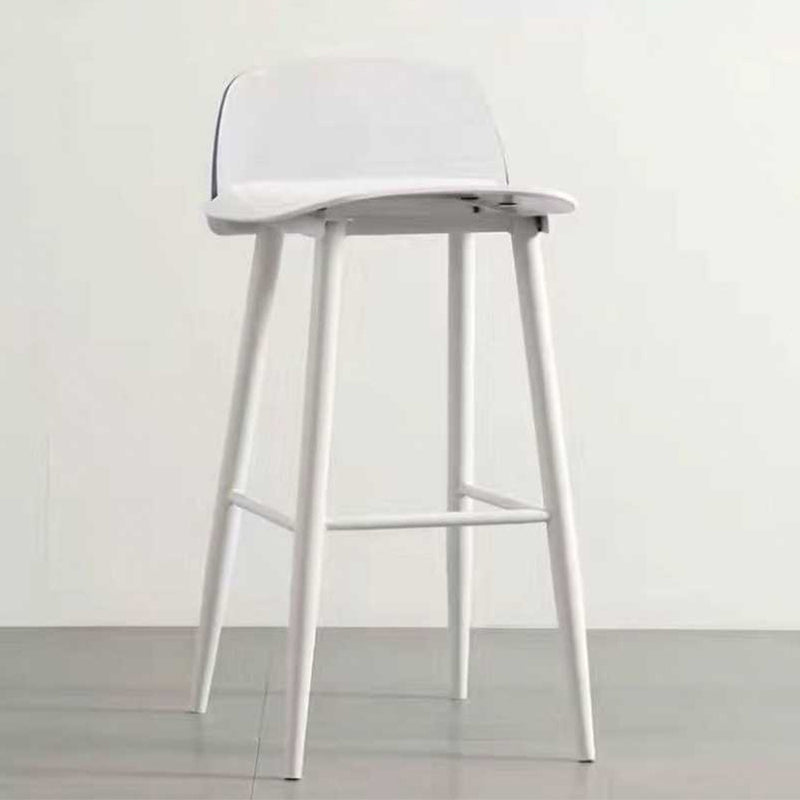 Taburete de bar de estilo escandinavo con asiento cuadrado para barra de cocina