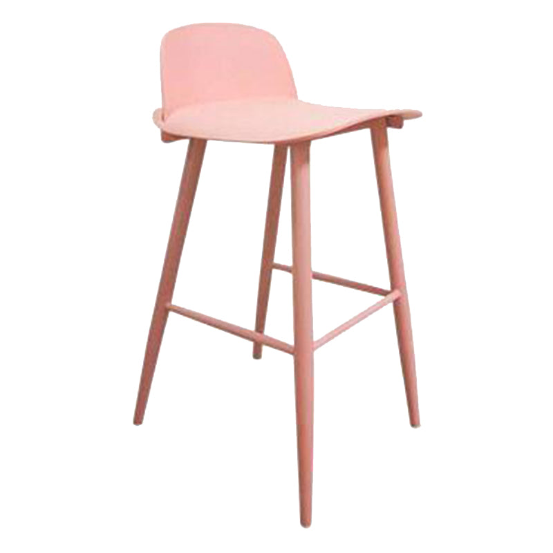 Taburete de bar de estilo escandinavo con asiento cuadrado para barra de cocina