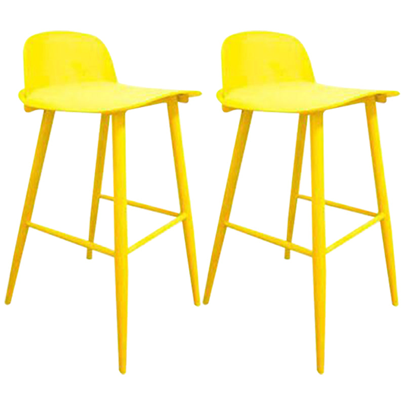 Taburete de bar de estilo escandinavo con asiento cuadrado para barra de cocina