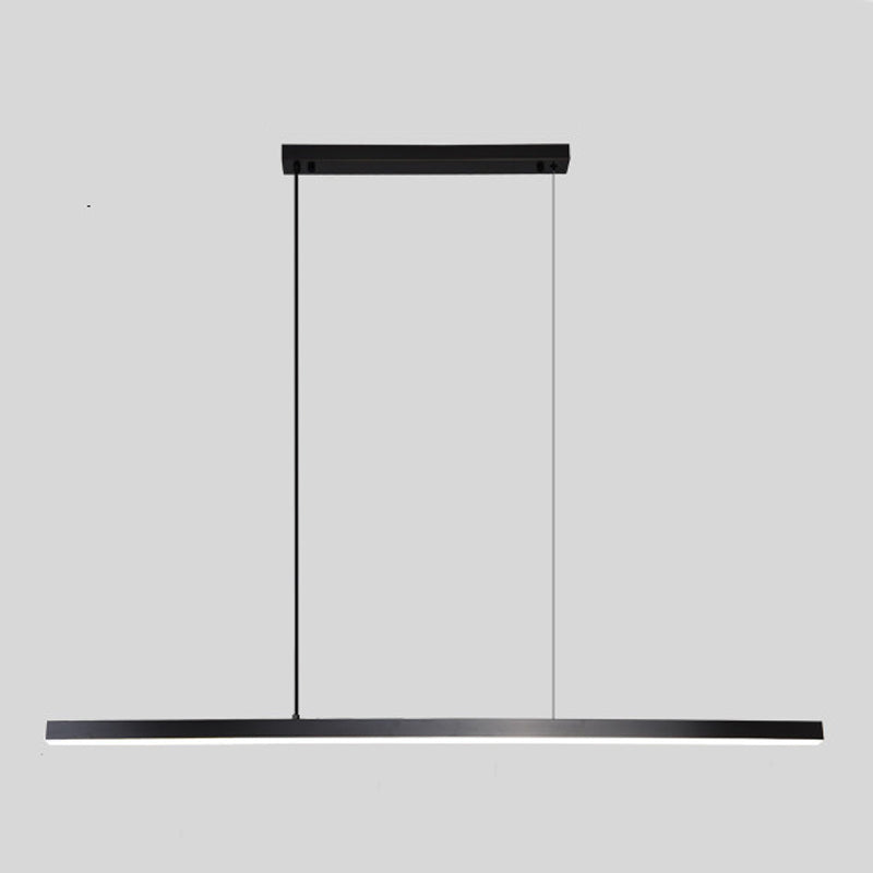Zeitgenössische Küchenheize helle lineare hängende Deckenleuchte 1 Licht 1 Licht