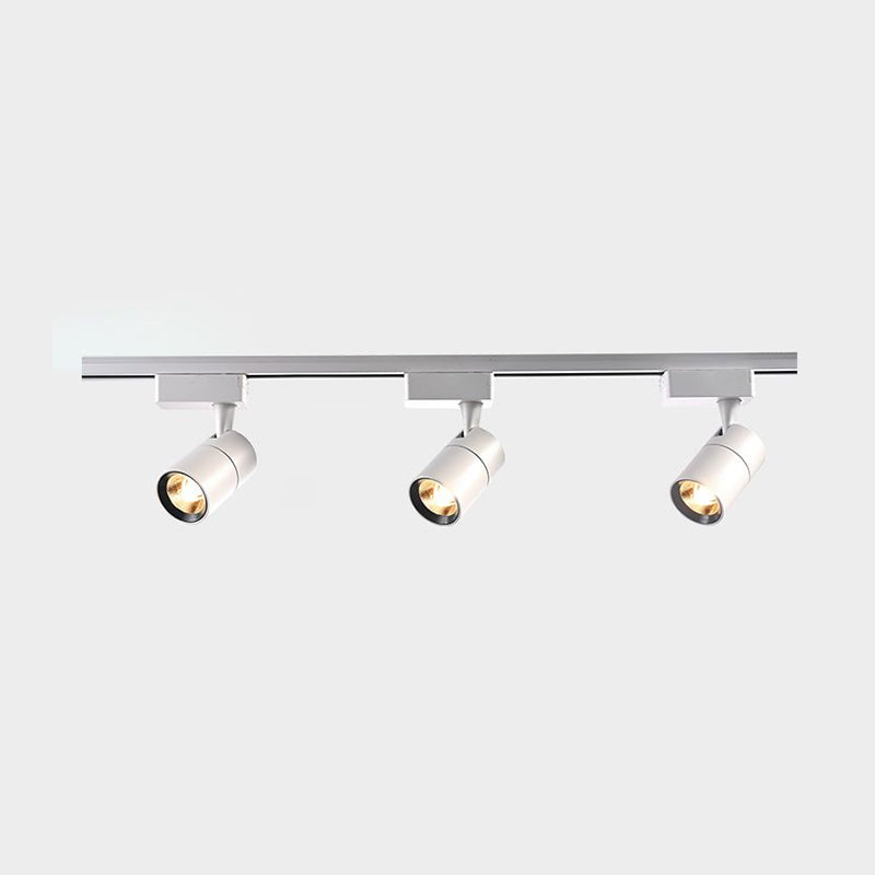 Plafonnier LED sur Rail de forme cylindrique, montage encastré en aluminium de Style Simple et moderne pour le salon