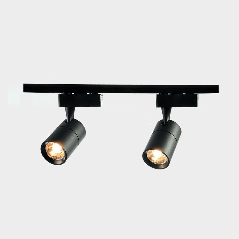 Plafonnier LED sur Rail de forme cylindrique, montage encastré en aluminium de Style Simple et moderne pour le salon