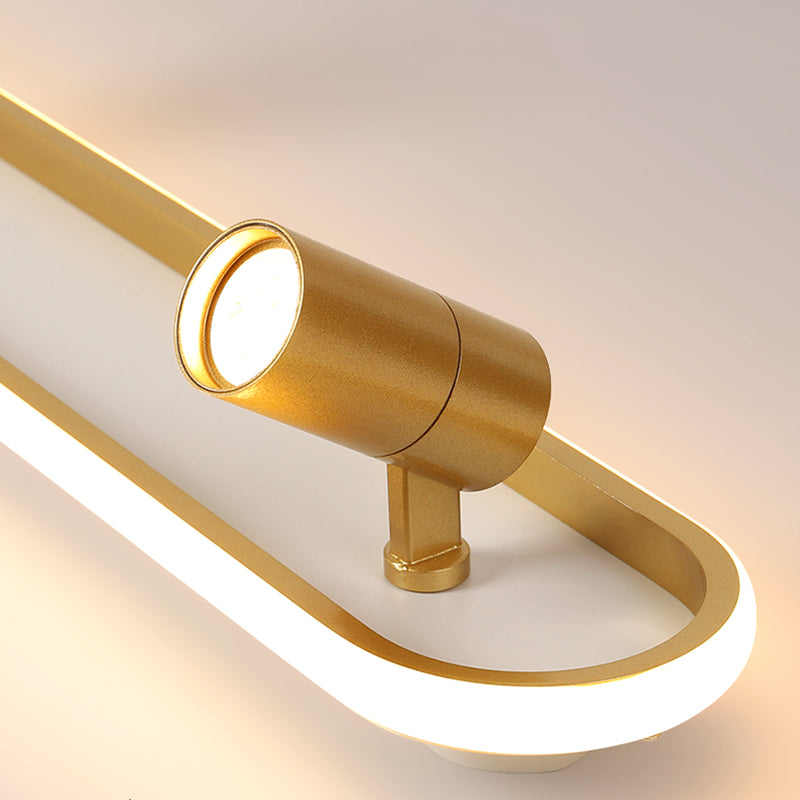 Geometry Shape LED Rail Ceiling Lamp Modern Simple Style Iron Flush Mount for Clothing Store