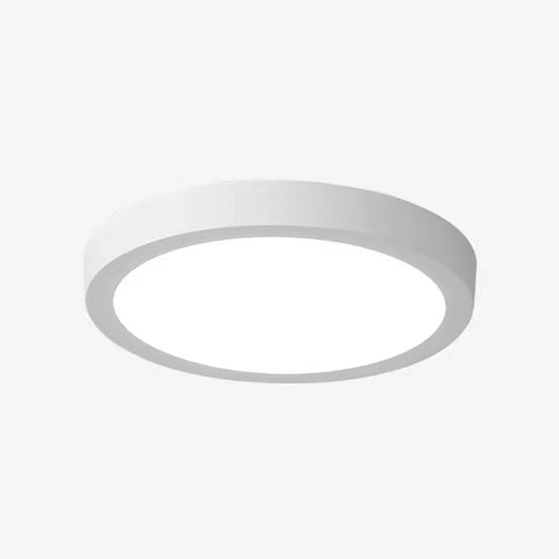 Geometry Shape LED Ceiling Lamp Modern Simple Style Aluminium 1 Light Flush Mount for Corridor