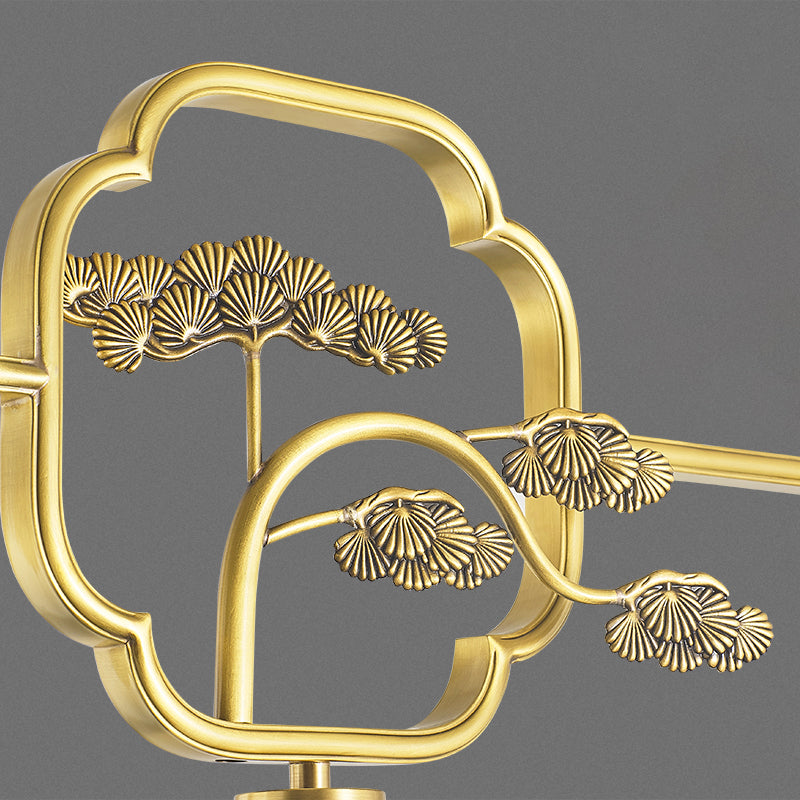 Éclairage d'éclairage d'île géométrique Contemporain 3 Éclairage d'îlot de cuisine léger avec une teinte en verre