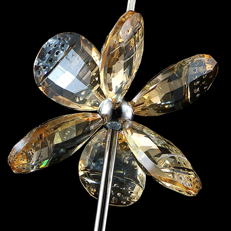 Zeitgenössische Anhänger Lichter Zylinderinselbeleuchtungsideen Kristall für Kücheninsel