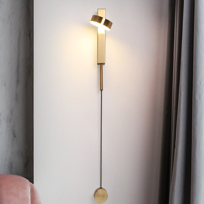 Metall runde Formwandbeleuchtung moderne 1-Licht-Wandmontageleuchte