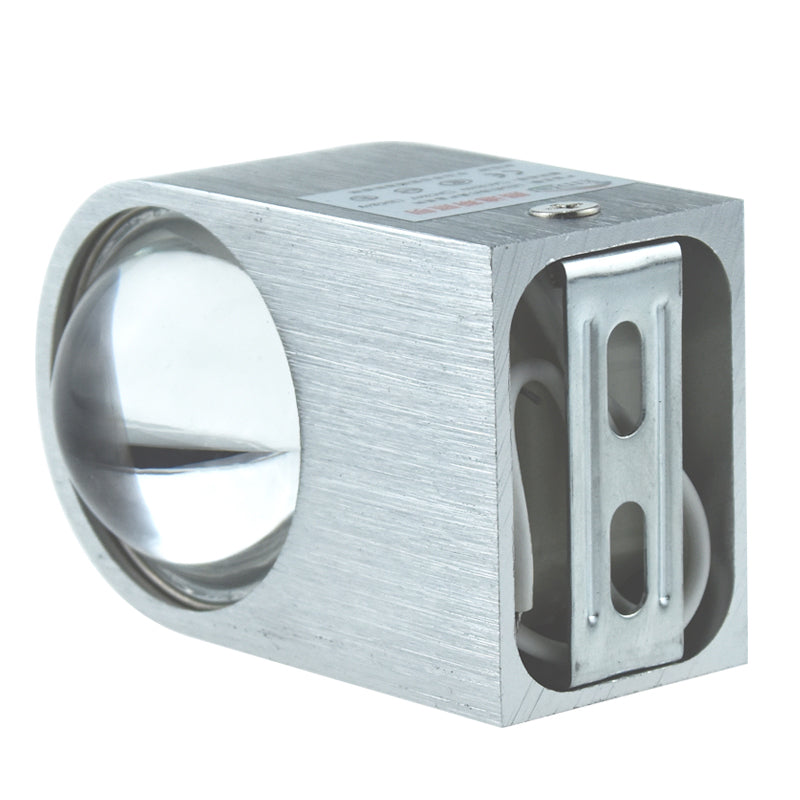 Metall Geometrische Wandleuchten Moderne Stil 2 Leuchten Wandmontierte Lampen in Silber