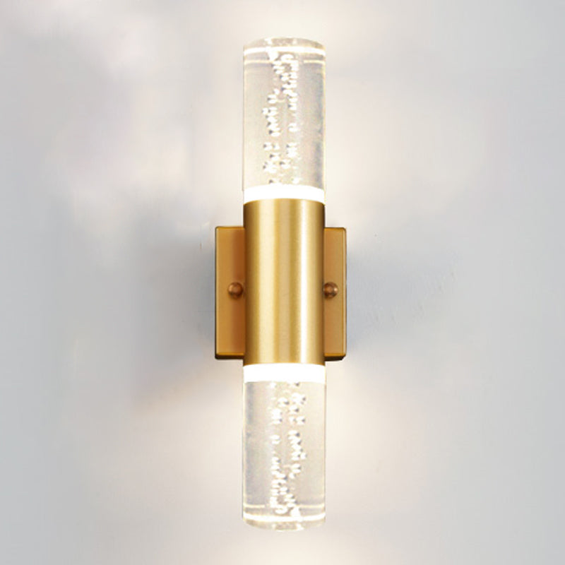 Kristallsäulenwandleuchten moderner Stil mit mehreren Lichtern Wandmontagelampen