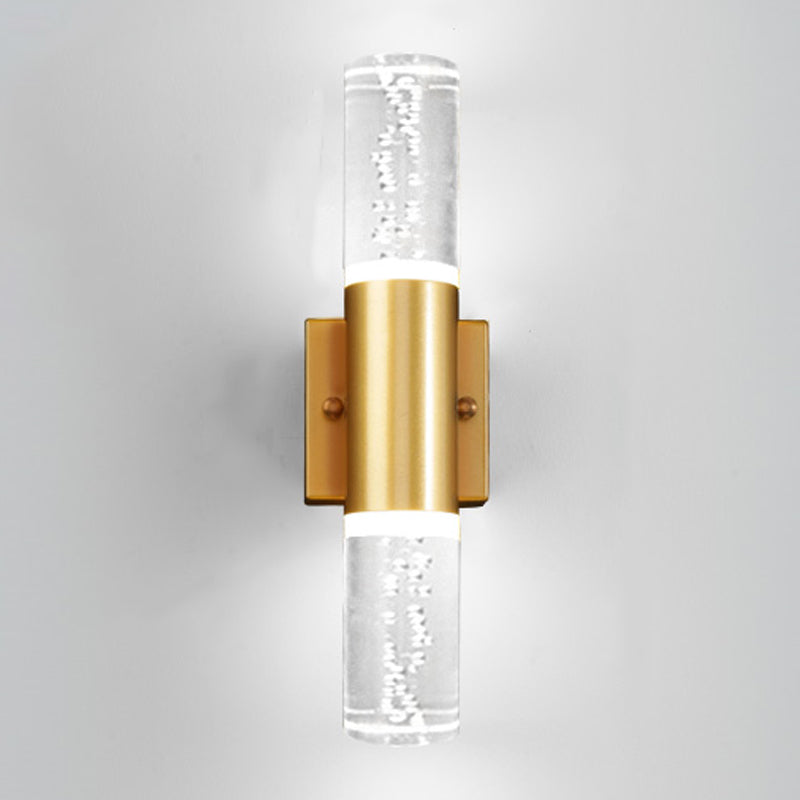 Kristallsäulenwandleuchten moderner Stil mit mehreren Lichtern Wandmontagelampen