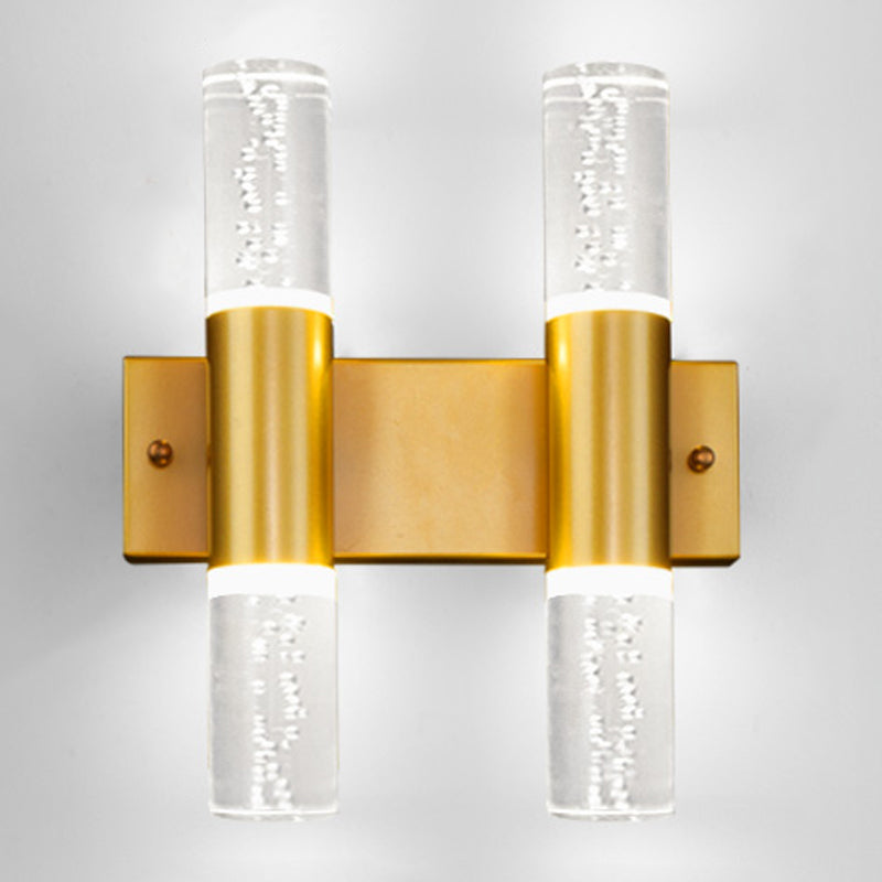 Kristallsäulenwandleuchten moderner Stil mit mehreren Lichtern Wandmontagelampen