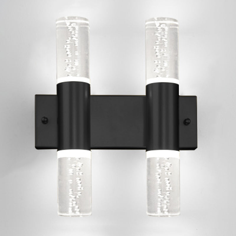 Kristallsäulenwandleuchten moderner Stil mit mehreren Lichtern Wandmontagelampen
