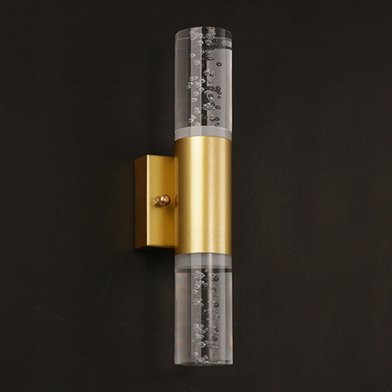 Kristallsäulenwandleuchten moderner Stil mit mehreren Lichtern Wandmontagelampen