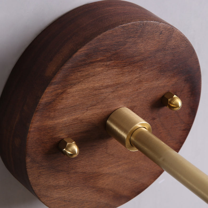 Holzkugel Wandleuchte moderne Stil 1 Licht Wandbeleuchtung Armaturen