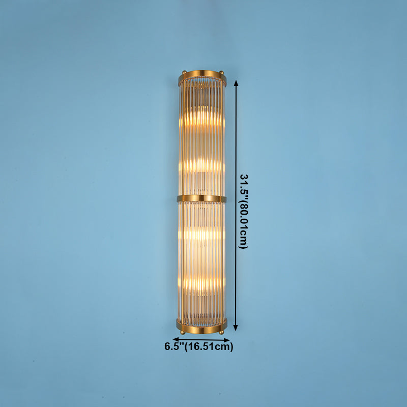 Crystal Linear Wall Sconce Lights Modern Multi Lights Multi Lights Lampes murales