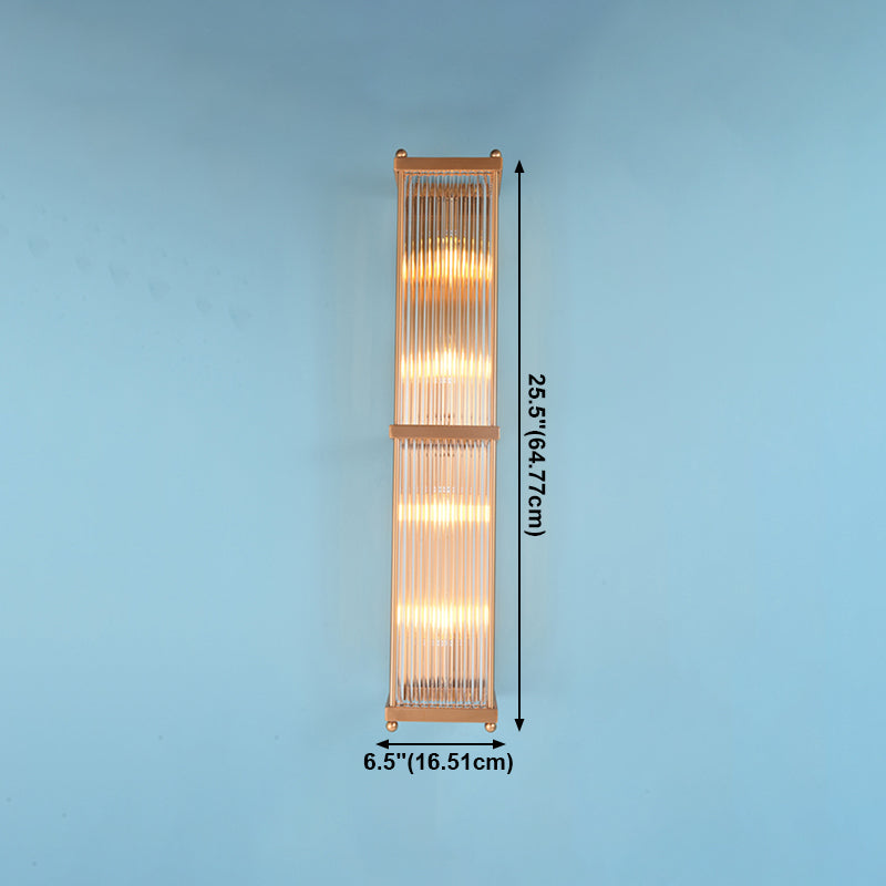 Crystal Linear Wall Sconce Lights Modern Multi Lights Multi Lights Lampes murales