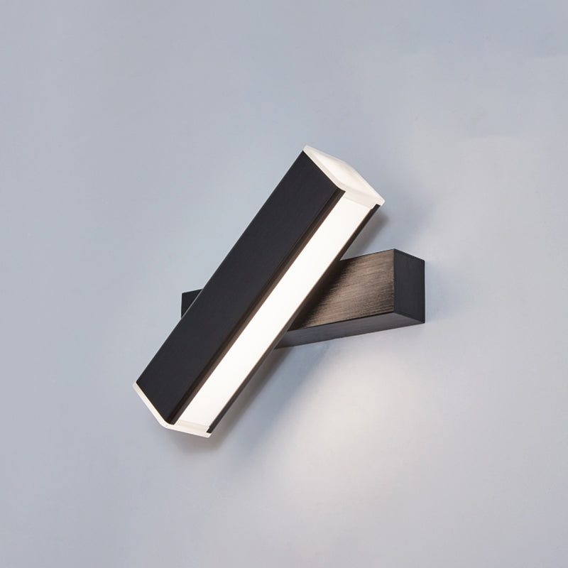 Moderner Stil quadratischer Schatten Wandleuchte Metal 1 Leichte Wandmontage Beleuchtung