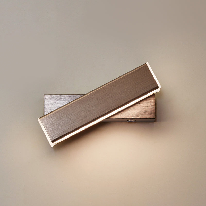 Moderner Stil quadratischer Schatten Wandleuchte Metal 1 Leichte Wandmontage Beleuchtung