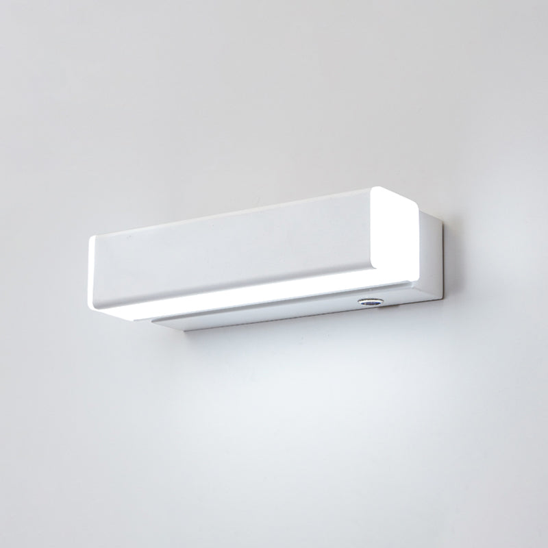 Moderner Stil quadratischer Schatten Wandleuchte Metal 1 Leichte Wandmontage Beleuchtung