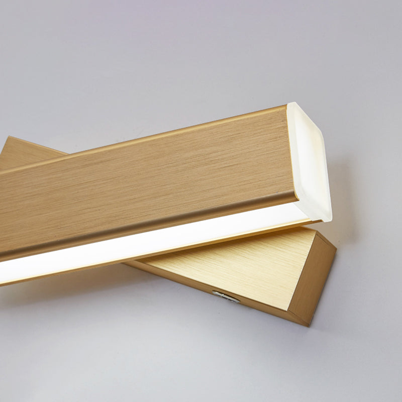 Moderner Stil quadratischer Schatten Wandleuchte Metal 1 Leichte Wandmontage Beleuchtung