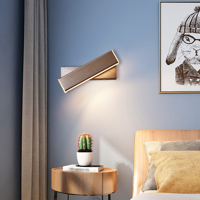 Moderner Stil quadratischer Schatten Wandleuchte Metal 1 Leichte Wandmontage Beleuchtung