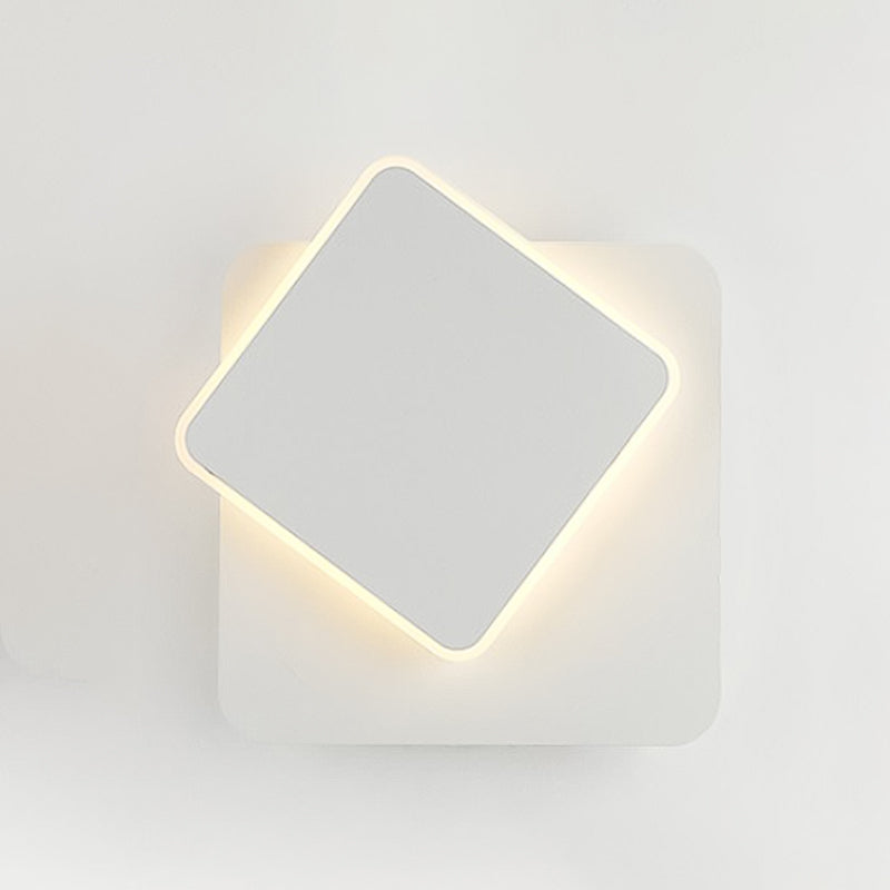 Geometrische Form Metallwandbeleuchtung moderner Stil 1 Licht Wandleuchte Leuchte