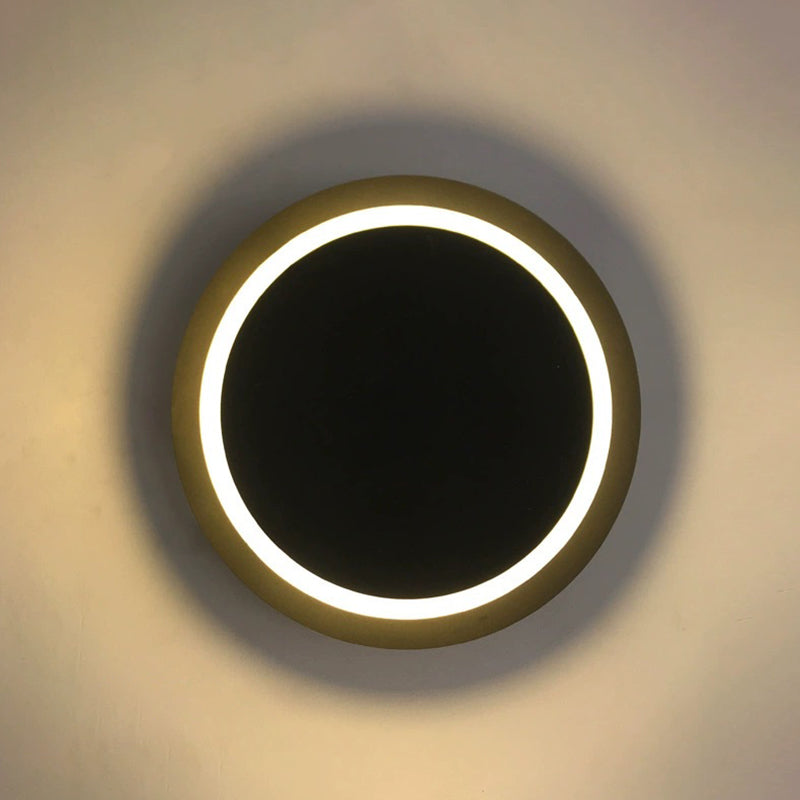 Geometrische Form Metallwandbeleuchtung moderner Stil 1 Licht Wandleuchte Leuchte