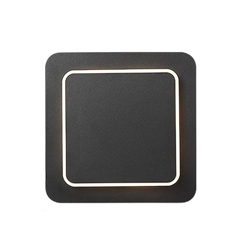 Geometrische Form Metallwandbeleuchtung moderner Stil 1 Licht Wandleuchte Leuchte