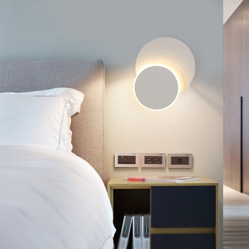 Geometrische Form Metallwandbeleuchtung moderner Stil 1 Licht Wandleuchte Leuchte