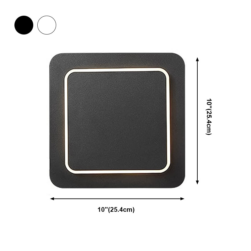 Geometrische Form Metallwandbeleuchtung moderner Stil 1 Licht Wandleuchte Leuchte