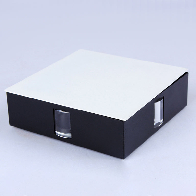 Geometrische Form Metallwandbeleuchtung moderner Stil 4 Leuchten Wandmontage Beleuchtung in Silber