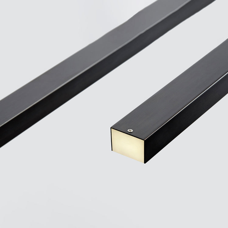 Zeitgenössische Küche Anhänger Leichtes lineares Metall 1 Light Island Lighting Idee