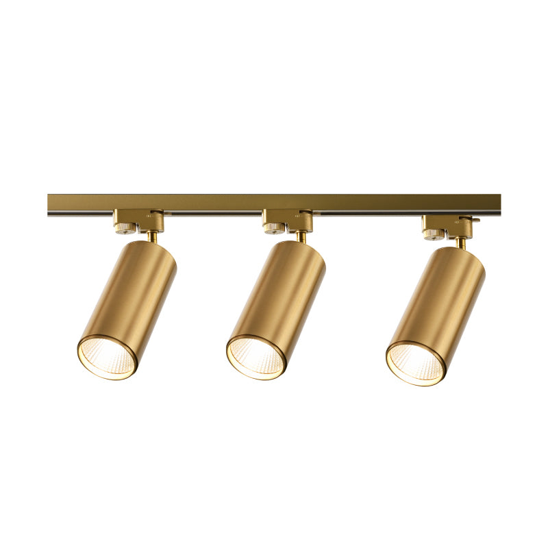 Plafonnier LED sur Rail de forme cylindrique, montage encastré en aluminium, Style Simple et moderne, pour magasin de vêtements